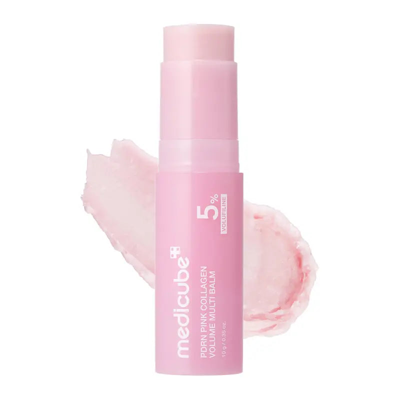 [Medicube] PDRN Pink Collagen Volume Multi Balm | All in One Volufiline, PDRN, NAD Stick for Youthful-Looking, Helping Look of Fine Lines, Firming Care, Anti-Aging Care | for Under-Eyes, Neck, Forehead, Smile Lines, Lip Care | Korean Skincare