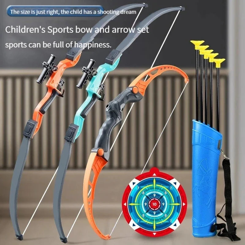Set De Arco Y Flechas Para Niños Con Diana