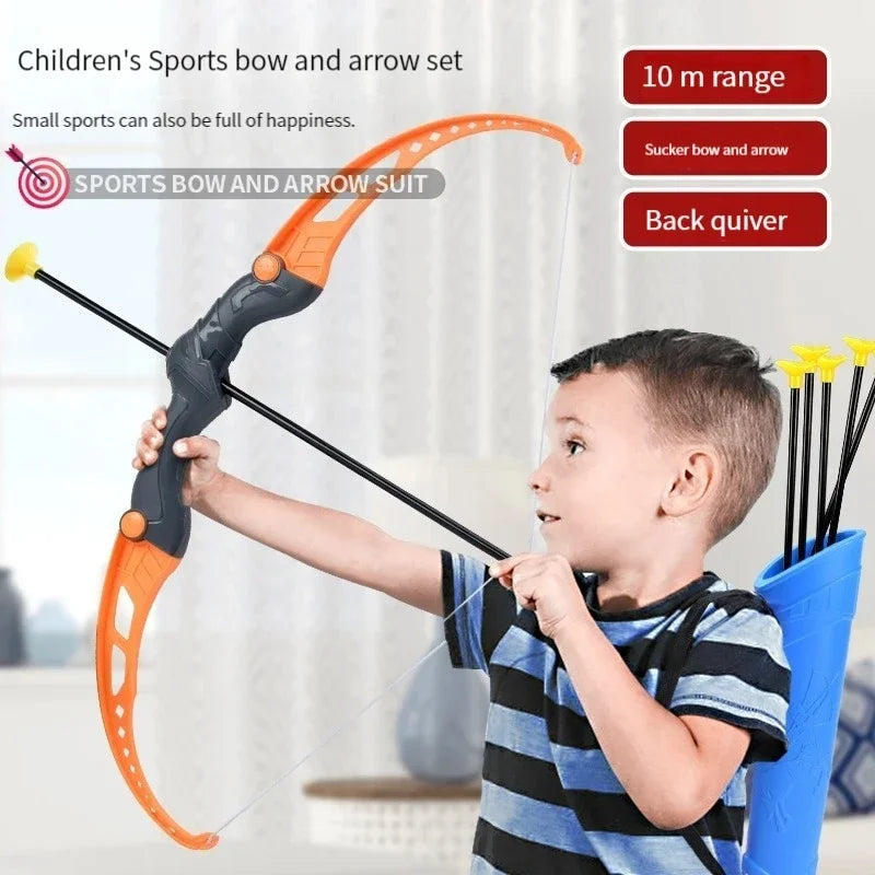 Set De Arco Y Flechas Para Niños Con Diana