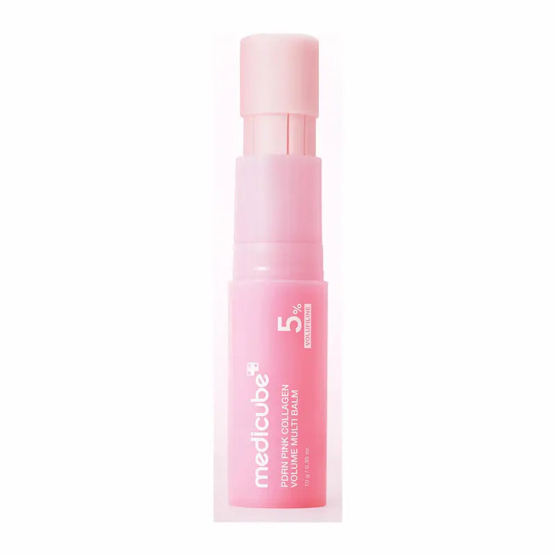 [Medicube] PDRN Pink Collagen Volume Multi Balm | All in One Volufiline, PDRN, NAD Stick for Youthful-Looking, Helping Look of Fine Lines, Firming Care, Anti-Aging Care | for Under-Eyes, Neck, Forehead, Smile Lines, Lip Care | Korean Skincare